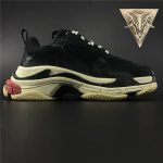 Balenciaga Triple S Trainer Black Red 2018 - Image 4