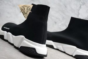 Balenciaga Speed Trainer Mid Black White - Image 13