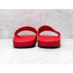 Balenciaga Piscine Flat Sandals Red Black - Image 5