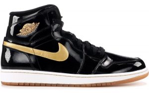Air Jordan 1 Retro High OG Black Gold PL