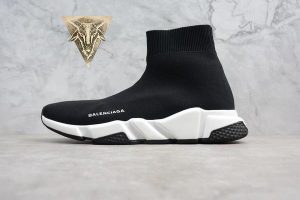 Balenciaga Speed Trainer Mid Black White - Image 18