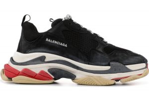 Balenciaga Triple S Trainer Black Red 2018
