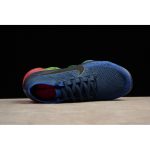 Nike Air VaporMax Be True Dark Blue Flyknit upper and a multi-colored Vapormax outsole 883274-400 - Image 4
