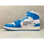 GT Batch “UNC” Jordan 1 Retro High Off-White University Blue - Image 5