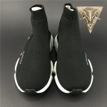Balenciaga Speed Trainer Mid Black White - Image 7