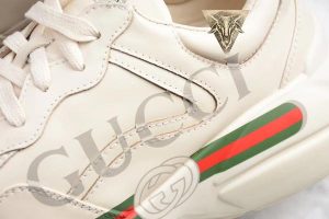 Gucci Rhyton Trainer - Red Green - Image 11