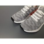 Adidas NMD R2 Primeknit 'Grey Red' BY9410 - Image 7