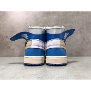 OG Batch 'UNC' Air Jordan 1 Off White AJ1 - University Blue - Image 5