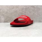 Balenciaga Piscine Flat Sandals Red Black - Image 7