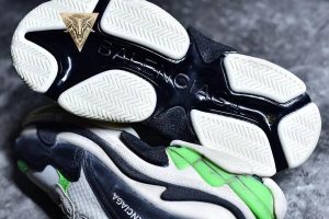 Balenciaga Triple S Trainer White Green Fluo - Image 15