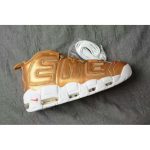 SUPREME X NIKE AIR MORE UPTEMPO metallic gold white 902290-700 - Image 10