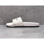 Balenciaga Piscine Flat Sandals White Black