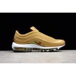 Nike Air Max 97 OG QS 'Metallic Gold' 884421-700 Gold Bullet METALLIC GOLD/TEAM RED-BLACK-WHITE - Image 3