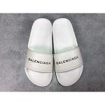 Balenciaga Piscine Flat Sandals White Black - Image 4