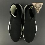 Balenciaga Speed Trainer Mid Black White - Image 8