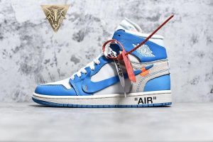 Off-White x Air Jordan 1 Retro High OG UNC - Image 3