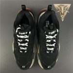 Balenciaga Triple S Trainer Black Red 2018 - Image 9