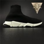 Balenciaga Speed Trainer Mid Black White - Image 4