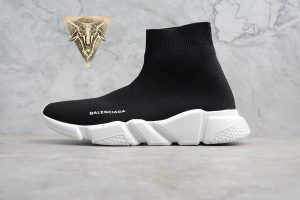 Balenciaga Speed Trainer Mid White Black - Image 20