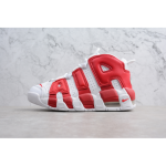 NIKE AIR MORE UPTEMPO MEN white gym red 414962-100 GS VARSITY RED 415082-100 Size: 4y-13