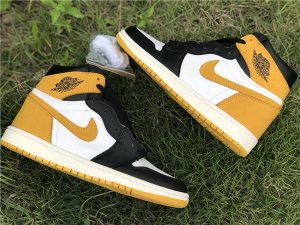 Air Jordan 1 Retro High OG Yellow Ochre - Image 9