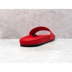 Balenciaga Piscine Flat Sandals Red Black - Image 8