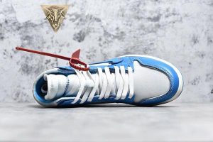 Off-White x Air Jordan 1 Retro High OG UNC - Image 6