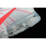 Nike Air VaporMax Flyknit Pure Platinum Red Wolf Grey OG 849558-006 - Image 6