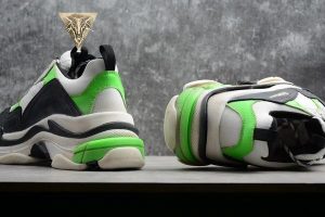 Balenciaga Triple S Trainer White Green Fluo - Image 11