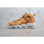 SUPREME X NIKE AIR MORE UPTEMPO metallic gold white 902290-700