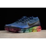 Nike Air VaporMax Be True Dark Blue Flyknit upper and a multi-colored Vapormax outsole 883274-400 - Image 10