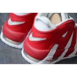 NIKE AIR MORE UPTEMPO MEN white gym red 414962-100 GS VARSITY RED 415082-100 Size: 4y-13 - Image 7