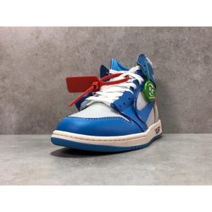 OG Batch 'UNC' Air Jordan 1 Off White AJ1 - University Blue - Image 7