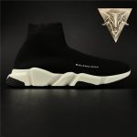 Balenciaga Speed Trainer Mid Black White - Image 3