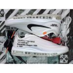 Off White Air Max '97 - White/Cone/Ice/Blue - Image 5