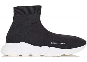 Balenciaga Speed Trainer Mid White Black - Image 2