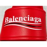 Balenciaga Piscine Flat Sandals Red Black - Image 9