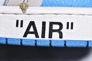 Off-White x Air Jordan 1 Retro High OG UNC - Image 20