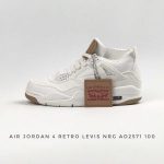 Levi's x Air Jordan 4 Retro White Denim