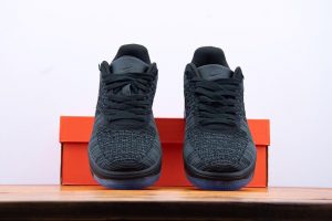 NIKE AIR FORCE 1 FLYKNIT LOW BLACK - Image 3