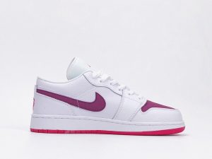Air Jordan 1 Low Gs White Berry