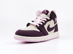 Air Jordan 1 Retro Mid GS Pro Purple - Image 4