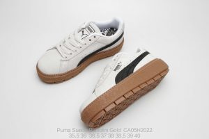 Puma Suede Platfotm Gold - Image 4