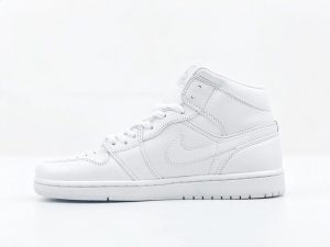 Air Jordan 1 Mid White - Image 4
