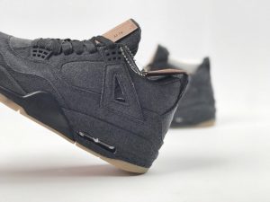 Levi's x Air Jordan 4 Retro Black Denim - Image 3