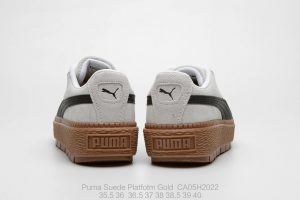 Puma Suede Platfotm Gold - Image 5