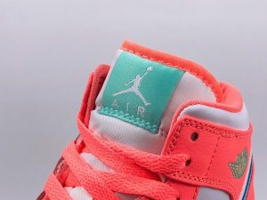 Air Jordan 1 Mid Crimson Pulse (GS) - Image 3