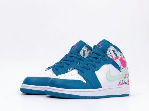 Air Jordan 1 Mid GS Paint Stroke - Image 4