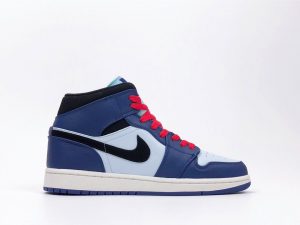 Air Jordan 1 Retro Mid SE Deep Royal Blue - Image 3