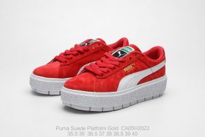 Puma Suede Platfotm Gold - Image 4